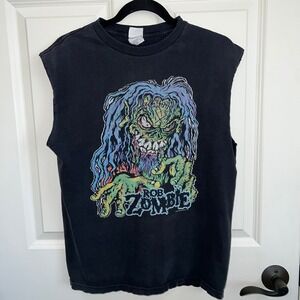 Tennessee River Vintage Rob Zombie Demonoid Deluxe T-Shirt DISTRESSED Medium